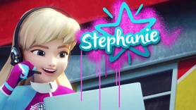 Stephanie in her racing gear.