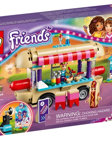 lego friends amusement park hot dog van 41129