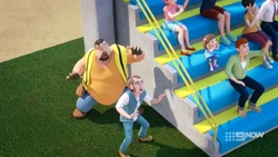 Shocked Ricky and Joey.