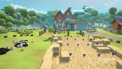 The obstacle course.