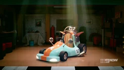 09George.png (1.59 MB) George the go-kart, newly repaired by the girls.