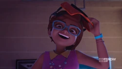 This episode begins with Olivia having a Mad Scientist moment.