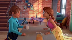 Olivia is trying to trick Laura into going on a a date with Lucas.