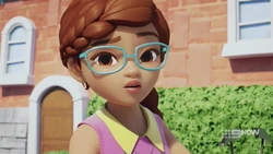 Olivia doesn’t understand how the Explorers relate to the science lecture she was giving.