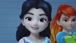 Emma wondering how Carter can be happy and evil at the same time.