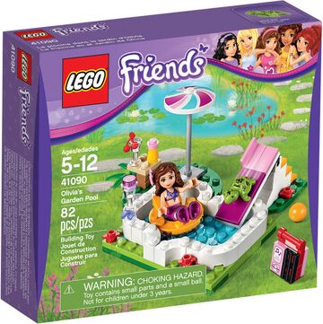 Lego friends swimming pool set sale