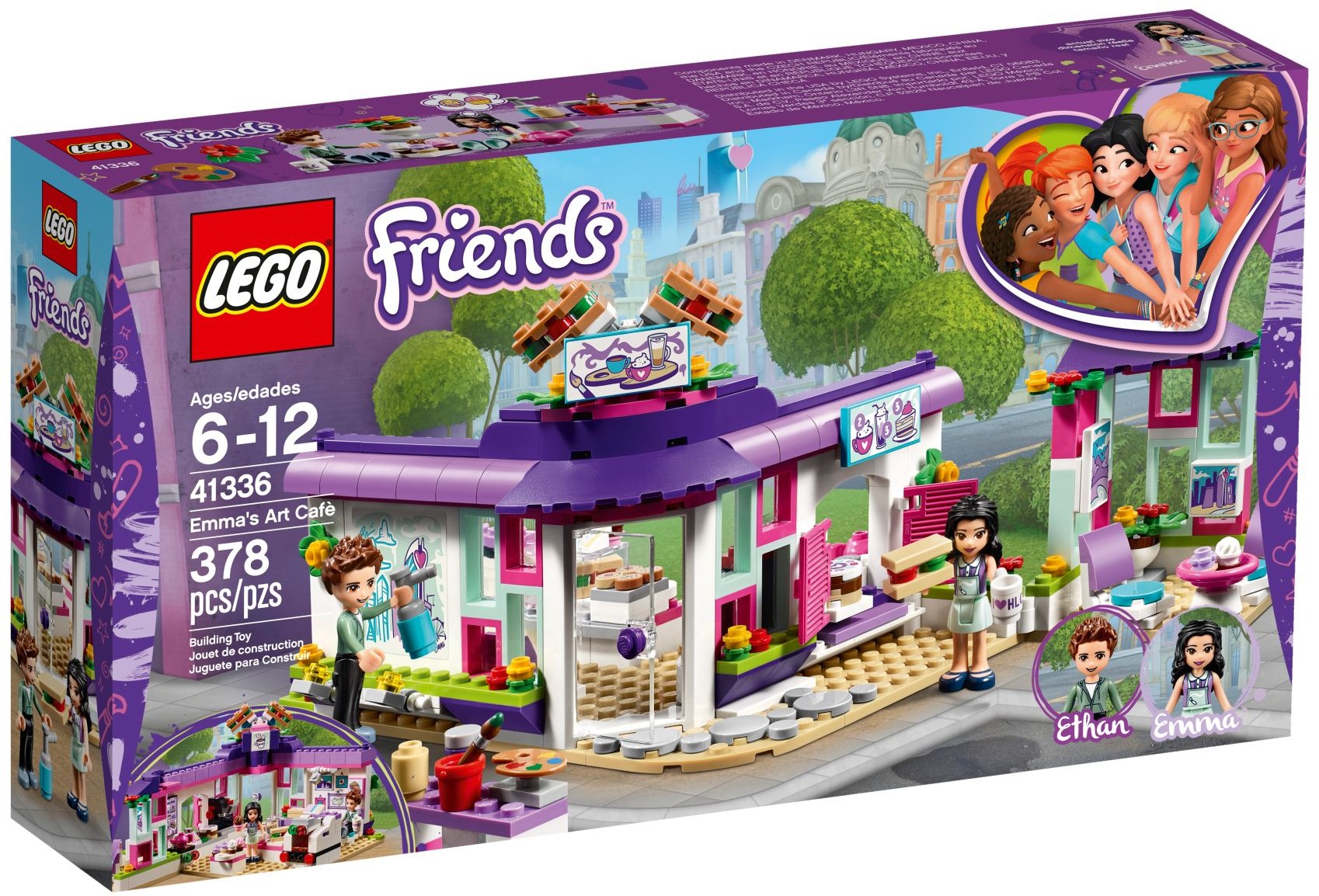 lego friends emma's cafe