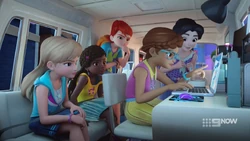 Olivia is finding out where all the lake water went.