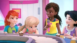 Mia wants Andrea to explain how singing a song helps them find the stolen painting.