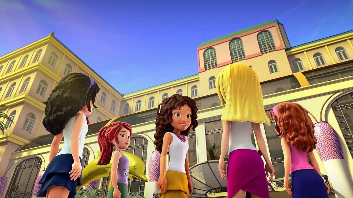 Lego friends cheap hotel video