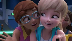 Olivia pointing out Stephanie can hang out with Kenny, in the real world.