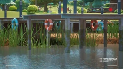 the water is never that low.