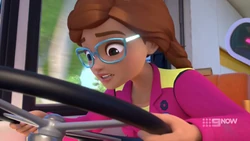 Olivia just discovered the brakes are non-functional!