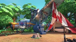Camelia’s campsite.