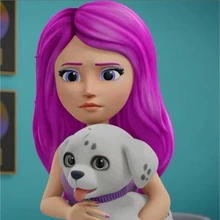 lego friends pink hair