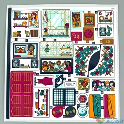 Livi poster and signed records on Andrea's family house stickers