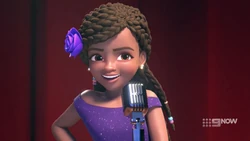 Andrea being a 1940s lounge singer.