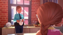 and Laura is confused by all the complicated words Olivia just spoke.