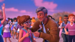 Olivia and her dad decide to watch the rest of the Rad Dads set, then they'll catchup with the rest of the expo, claim they'll make just in time for the panel of multiverses which they both know well.