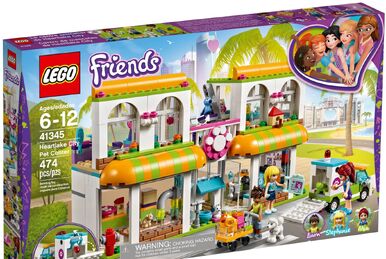Lego friends heartlake city amusement park with toy rollercoaster building set with mini dolls 41375 sale