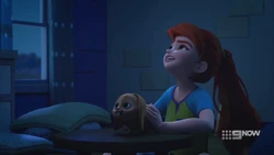 Mia wondering why the power suddenly turned off.