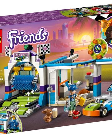 lego friends carwash