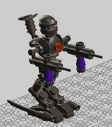 Another type of mercanary, the "Snappy" Sniperdrone.
