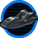 Batman's Watercraft Vehicle Token