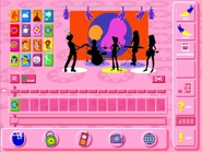 Changing the concert background effects