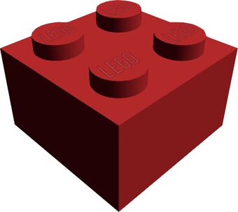 red lego block