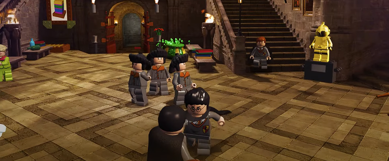 LEGO Harry Potter Years 1-4 Walkthrough Part 1 - Year 1 - 'The Magic Begins  & Out of the Dungeon' 