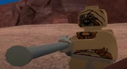 In a cutscene from LEGO Star Wars: The Video Game