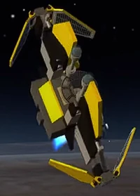 Jedi Starfighter (Yellow) LSWCS