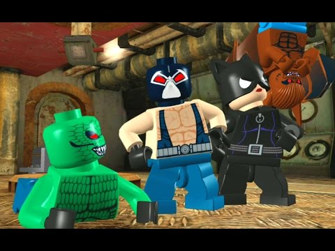 LEGO Batman 1 HD - Boss Poison Ivy Episode 1-4 Walkthrough - The Riddler's  Revenge A Poisonous