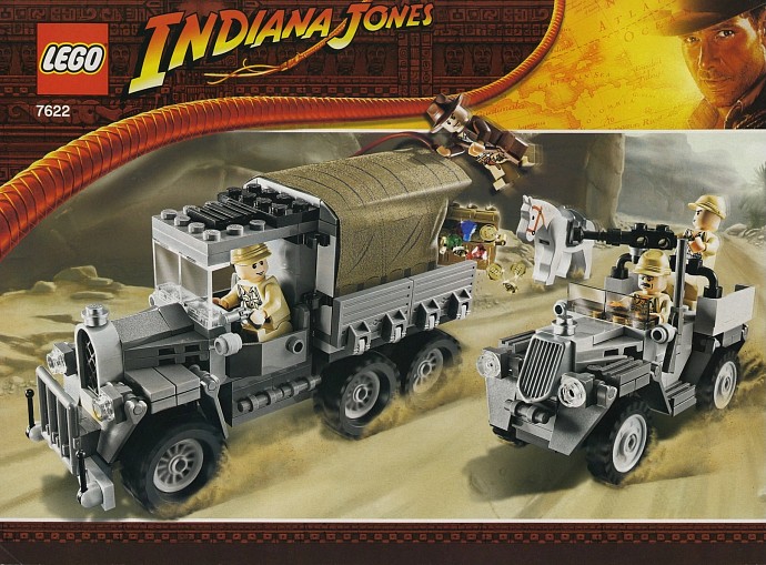 Lego 2008 indiana Jones Race For The Lost Stolen Treasure #7622 