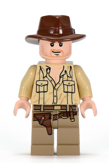 LEGO® Indiana Jones Complete With Satchel Pistol and Brown Whip, LEGO®  Minifigure, LEGO® Minifig -  Hong Kong