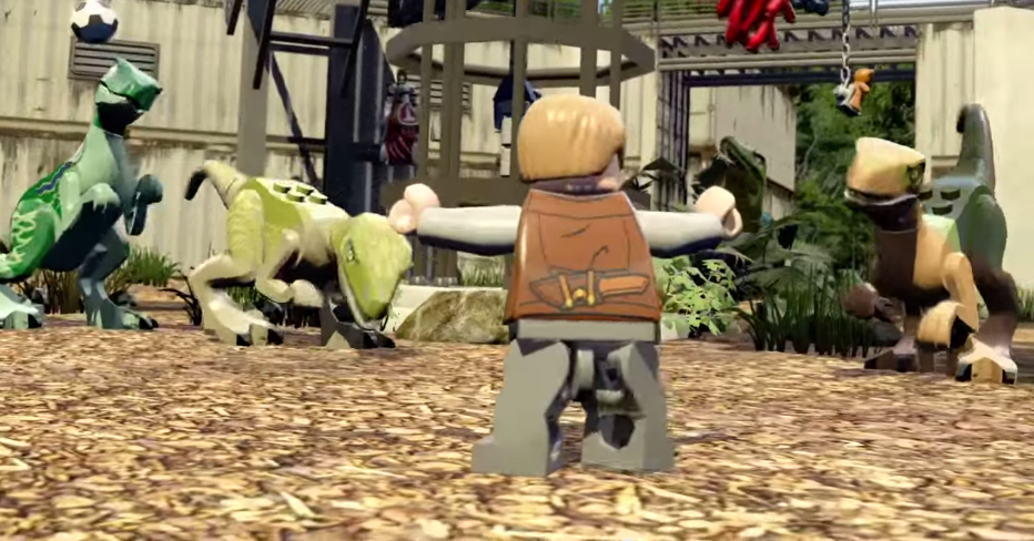 lego jurassic world game blue sparkles