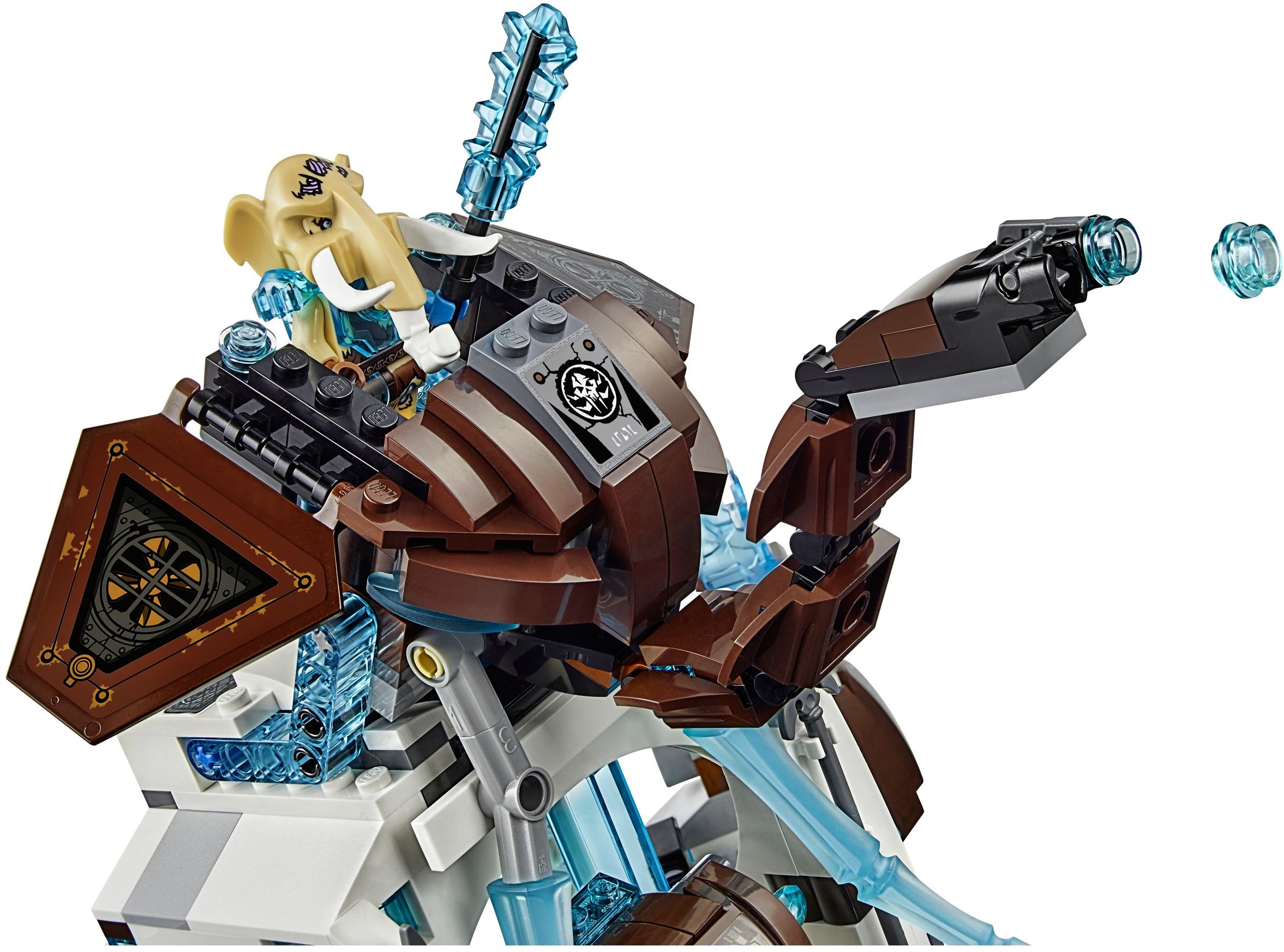 621 PC LEGO Legends Of CHIMA 70226 Mammoths Frozen Stronghold Launching Vehicle! 