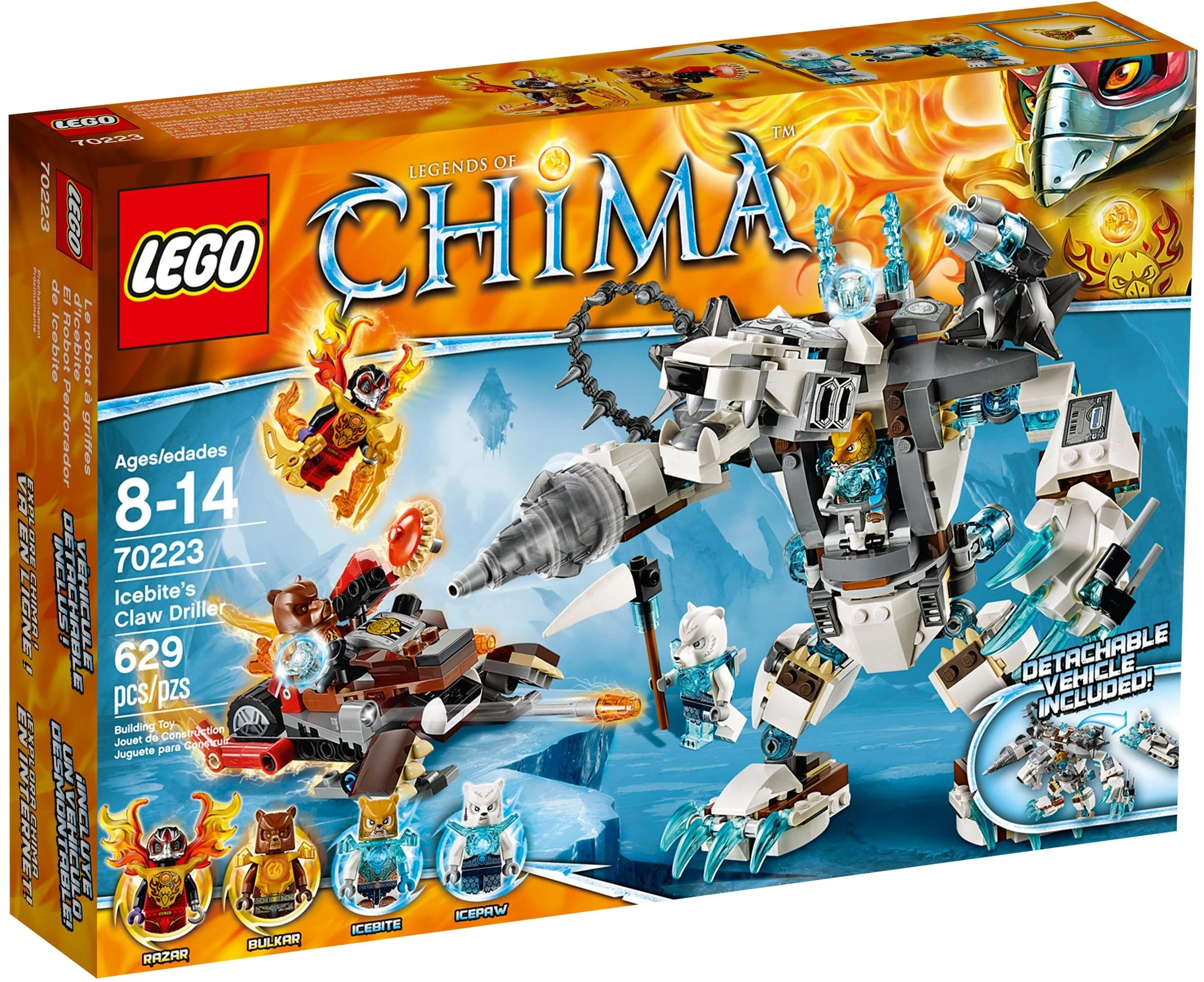 70223 Icebite's Claw Driller | LEGO Legends of Chima Wiki | Fandom