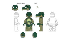 Concept art of a male Croc