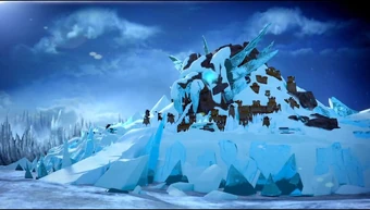 lego chima sir fangar's ice fortress