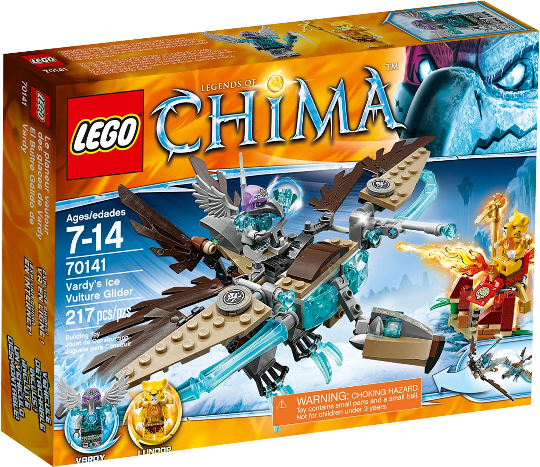 70141 Vardy's Ice Vulture Glider | LEGO Legends of Chima Wiki | Fandom