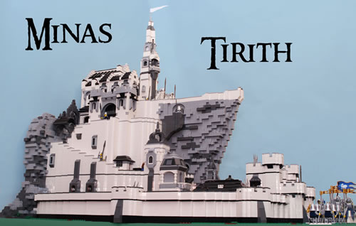 Minas Tirith recriada com palitos de fósforo! - NerdBunker