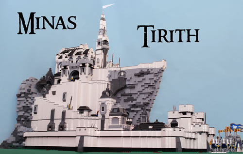 LEGO Model of Main Gate of Minas Tirith, Middle Earth