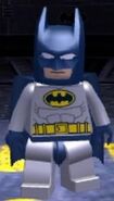 Batman (Blue Suit) in the DS version of LEGO Batman 2: DC Superheroes
