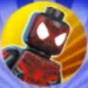 Miles Morales' Character Token on the portable LEGO Marvel Superheroes