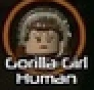 Gorilla Girl (Human) token.
