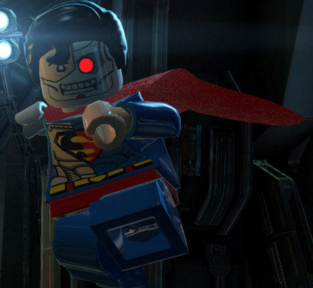 lego cyborg superman