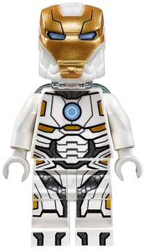 Gold lego iron man sales
