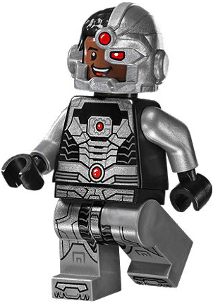 lego cyborg superhero